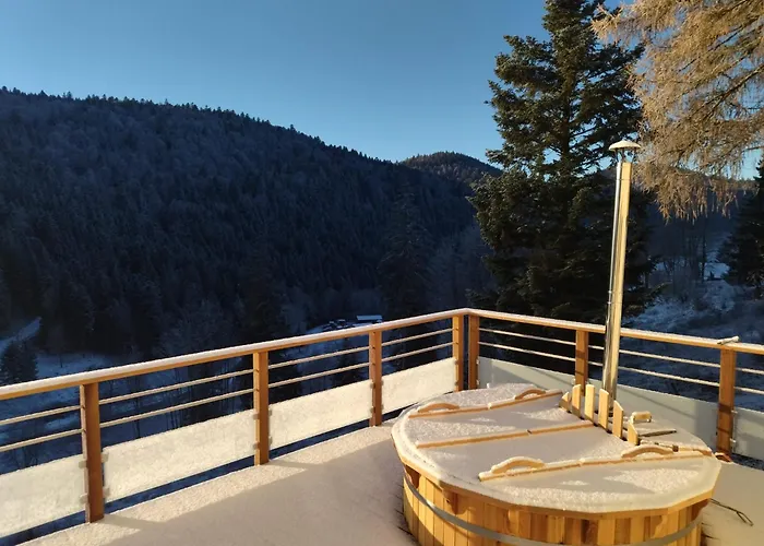 Du Mont D'air 4 Etoiles, Au Coeur Du Massif Vosgien, Bain Nordique 방트롱